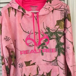 Pink camo hoodie